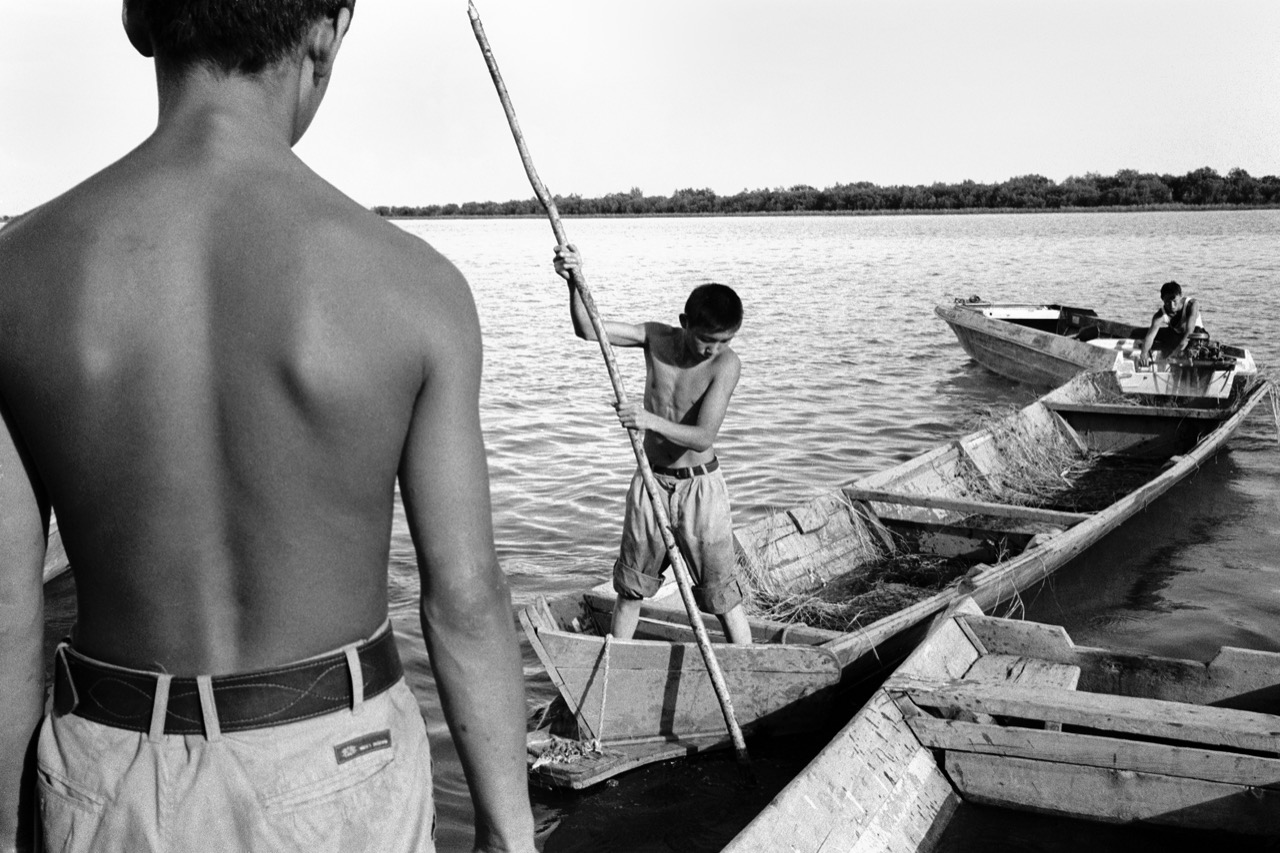 ©Claudine Doury-Peuples de Sibérie-Fleuve Amour 1997.Les foins à Nergen #1